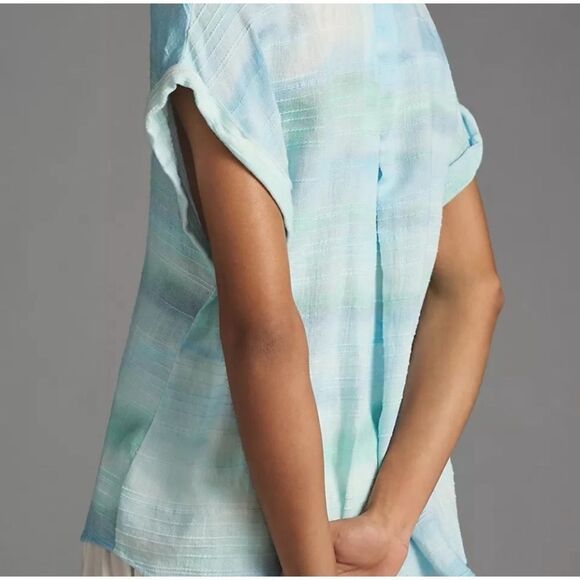 ANTHROPOLOGIE CLOTH & STONE BUTTON DOWN SHIRT SIZE XL - Picture 4 of 13